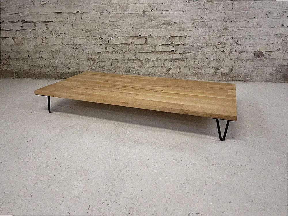 Japandi Couchtisch aus Altholz / Reclaimed / Skandinavisch Sofa Skandi Tisch