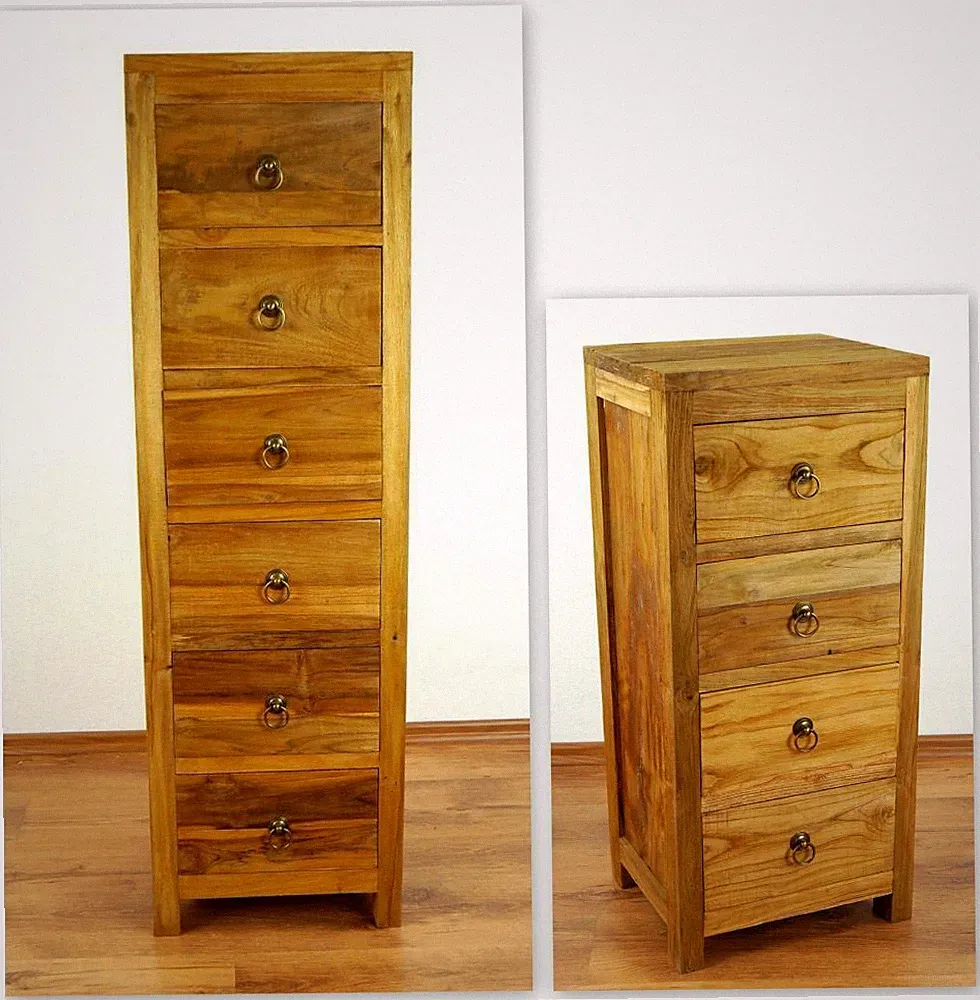 Java, Teakholz Kommode, rustikal, Schubladenkommode, Schrank ,Kindermöbel