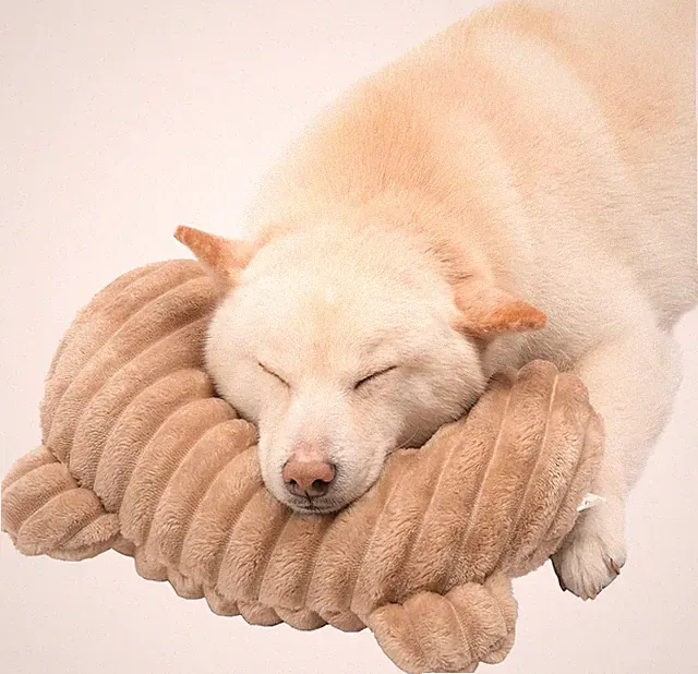 Jiupety U-förmiges Hundekissen waschbares Kuschelkissen, Orthopädisches Kissen