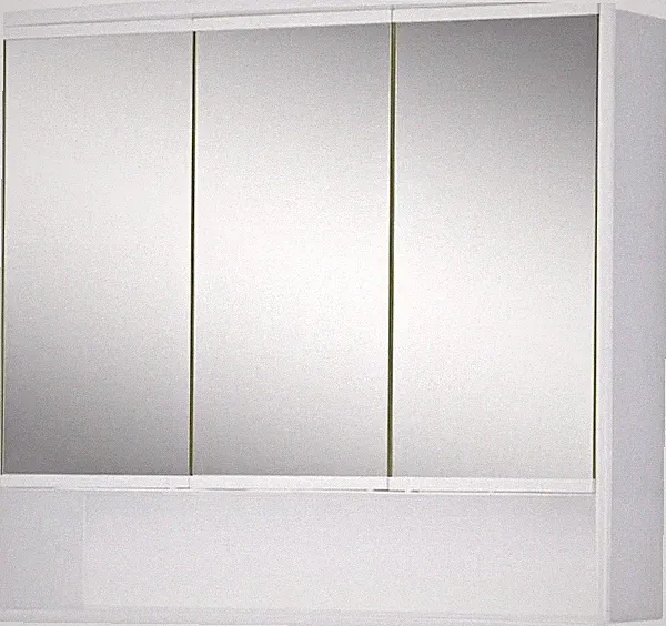 Jokey Spiegelschrank Bad Lymo weiss, 3-türig Badmöbel Bad Hängeschrank
