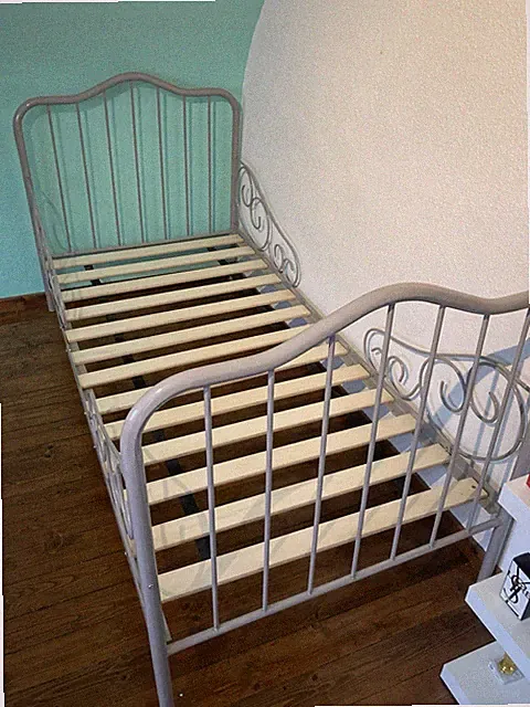 Jugend Bett 90cm x 190cm Mod. Bohème Marke Verbaudet mit Matratze und Lattenrost