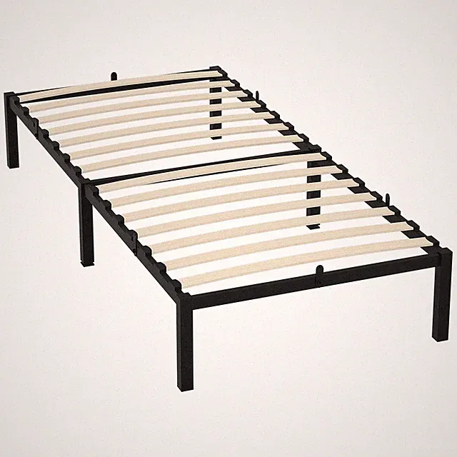Jugend Einzelbett mit Holz Lattenrost 90x200 Bettrahmen Bettgestell Gästebett DE