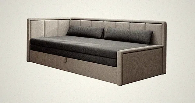 Jugendbett Jugendsofa Kinderbett Falco 80x200 für Jugendzimmer Polstersofa 23
