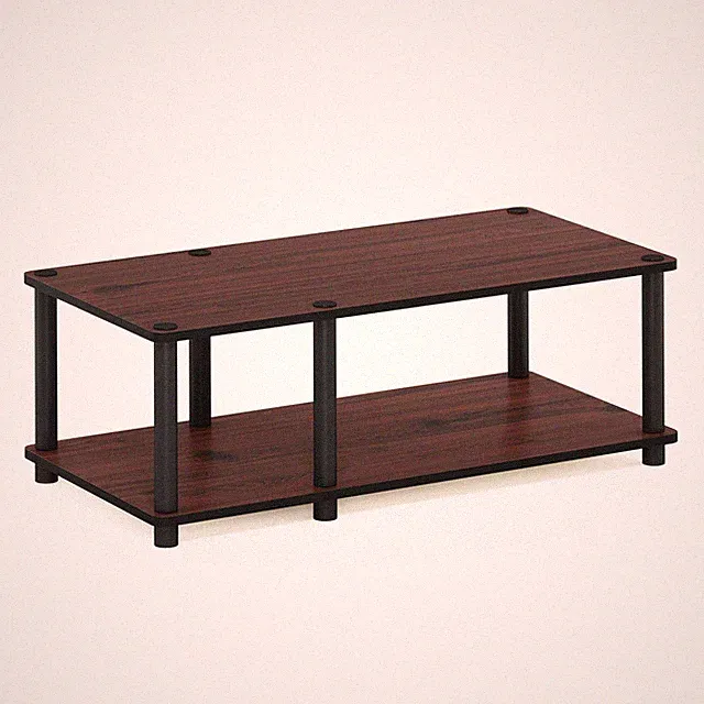 Just No Tools mittlerer Fernsehstand, TVStänder, Couchtisch, dunkle Kirsche m...