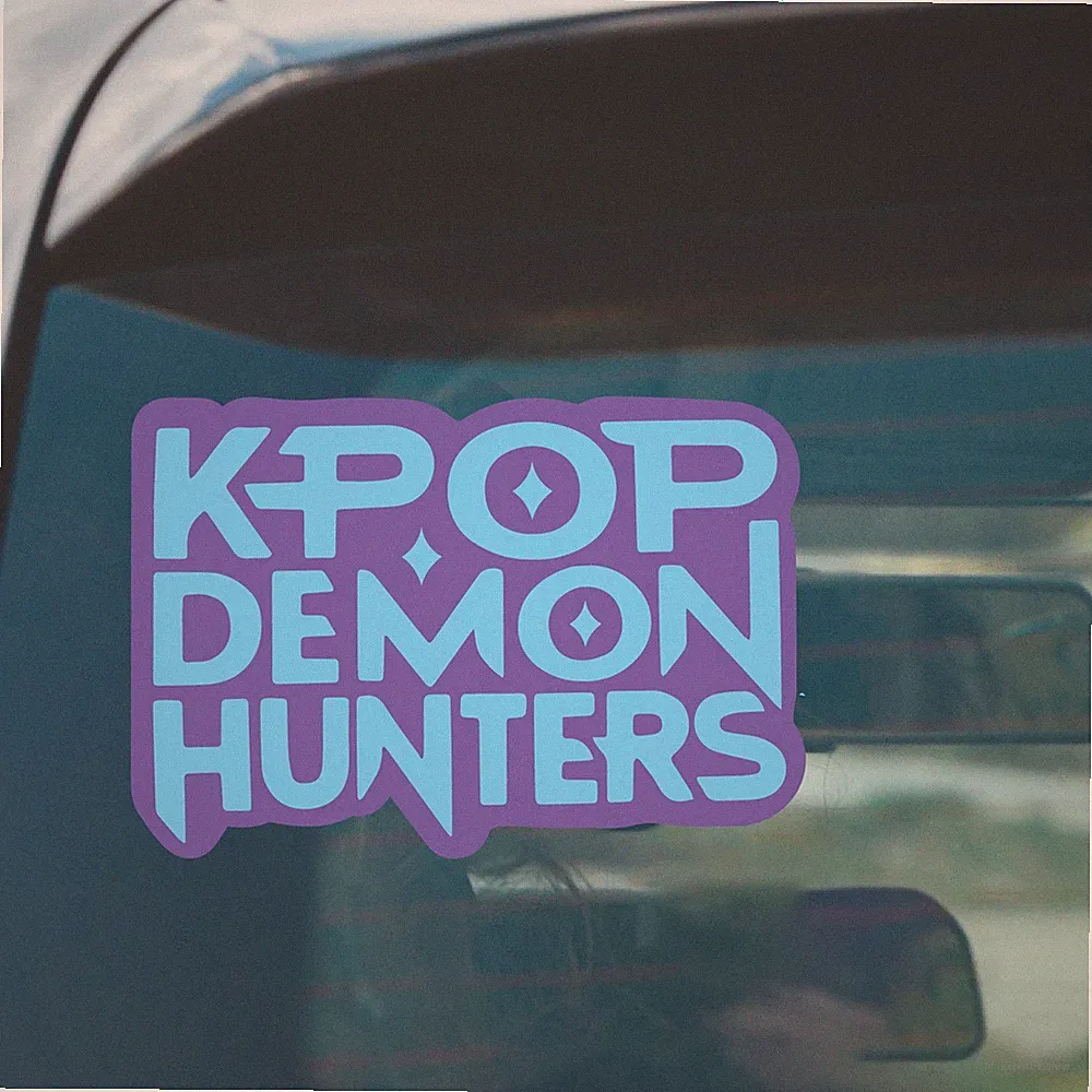 K-Pop Dämonenjäger Vinyl Aufkleber Abziehbild - Huntrix Fan Art Auto Fenster Stoßstange Deko