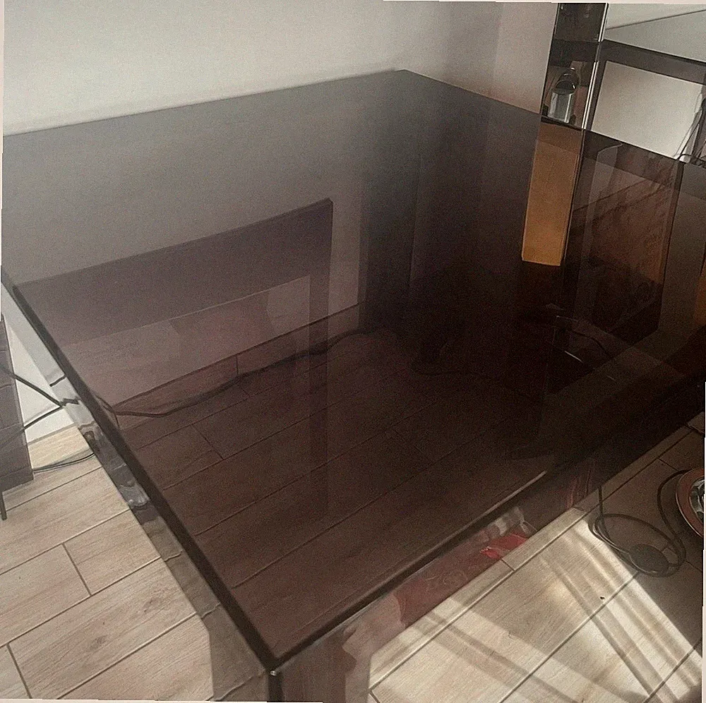 Kartell Design Esstisch Invisible grau