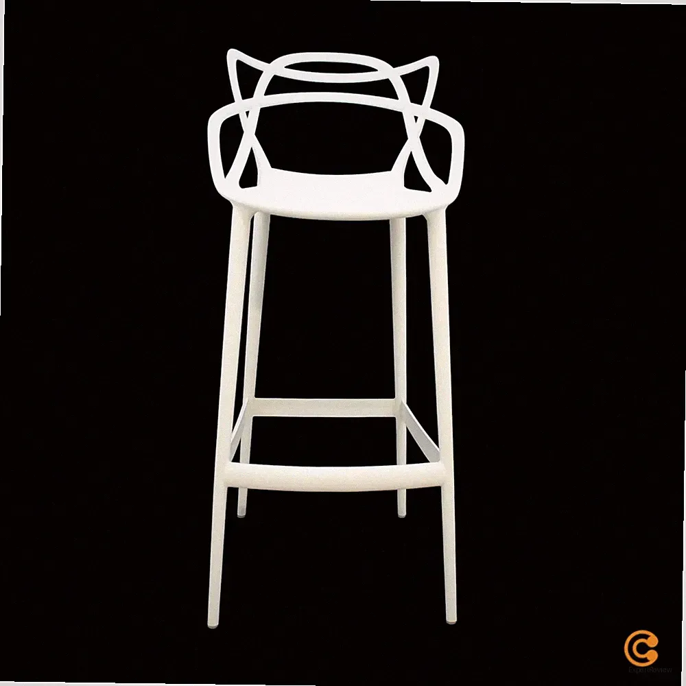Kartell Masters Barhocker Tresenstuhl Hocker Stuhl Barstuhl 75cm weiß