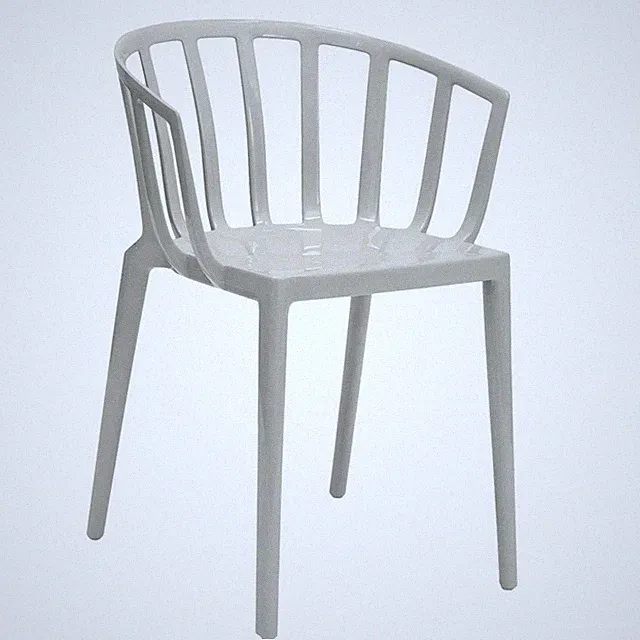 KARTELL VENICE , PH. STARCK Stuhl, Kunststoff grau, sofort NEU,OVP