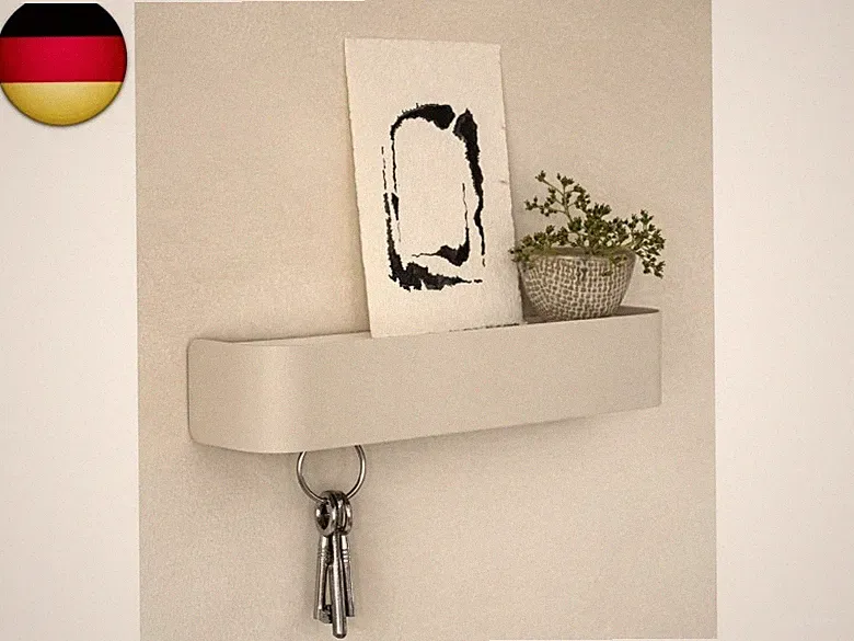 Kazai. Schlüsselbrett 'Tone' | Minimalistisches Schlüsselhaken-Design aus B