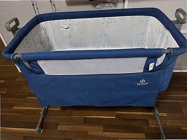 KESSER® 3in1 Kinderbett Babybett Beistellbett mit Rollen