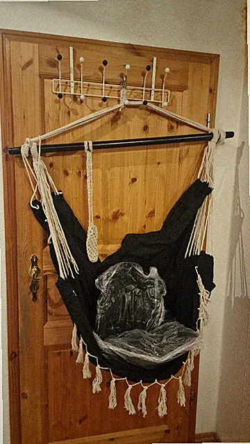 Kesser-Hängestuhl 360mit Kissen, Getränkehalter & Bücherfach belastbar bis 150kg