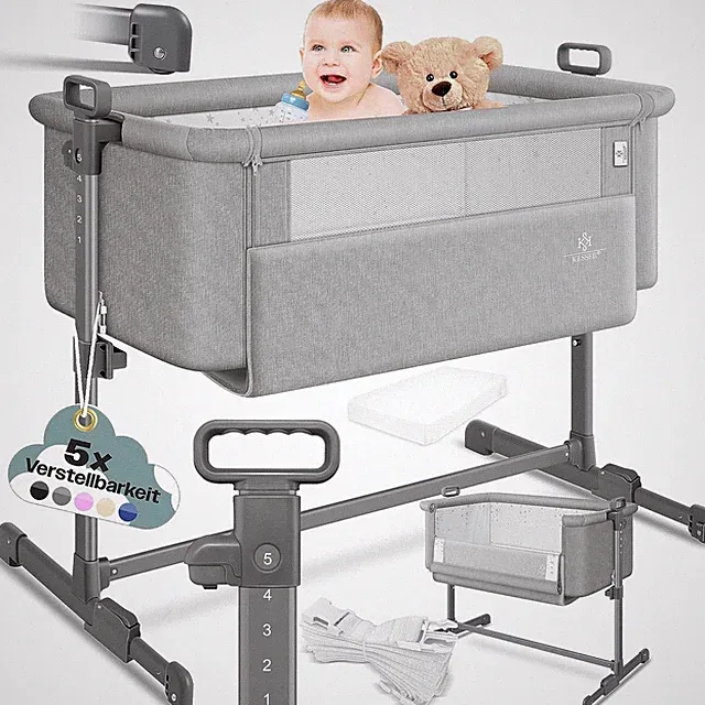 KESSER® Zustellbett 3in1 Baby Beistellbett