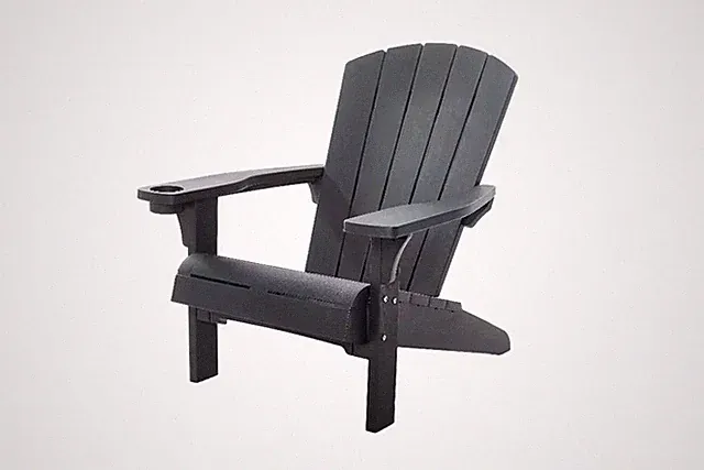 Keter Alpine Adirondack Gartenstuhl - 81x80x96,5cm - Anthrazit