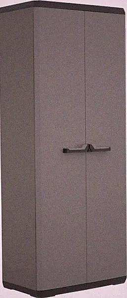 Keter Kunststoffschrank PIU hoch 166 x 68 x 39cm Mehrzweckschrank Garten Schrank