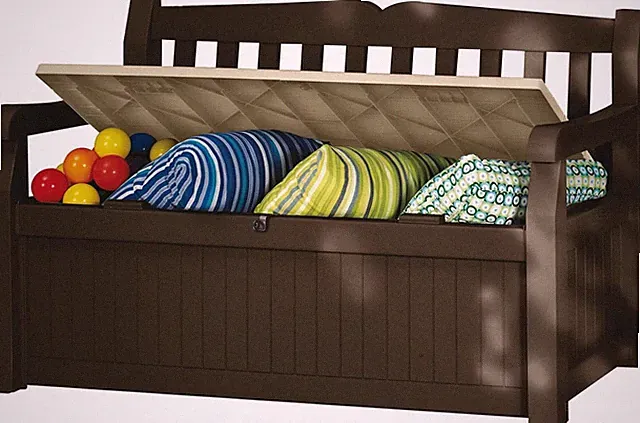Keter, Sitzbank Mit Truhe, Eden 140X60X84 Cm Braun