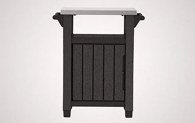 Keter Unity Classic BBQ Tisch - 76,4 x 52 x 90 cm - 93L - Graphit