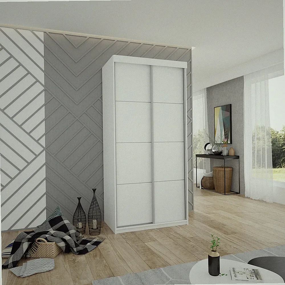 KIER FURNITURE Schiebegarderobe TOP PLUS B-25, Schrank Schlafzimmer