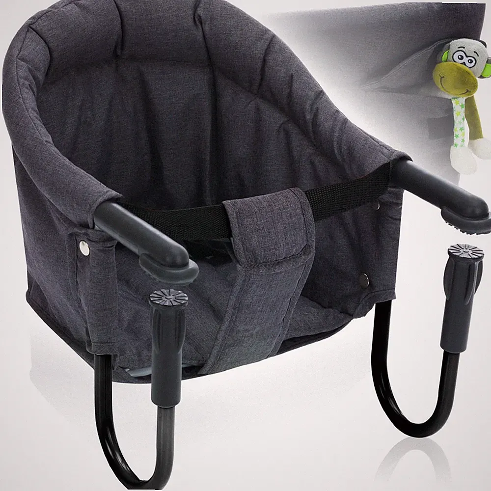 Kind Tischsitz faltbar Reise Hochstuhl Stuhlsitz bis 15kg Baby Sitz Sitzerhöhung