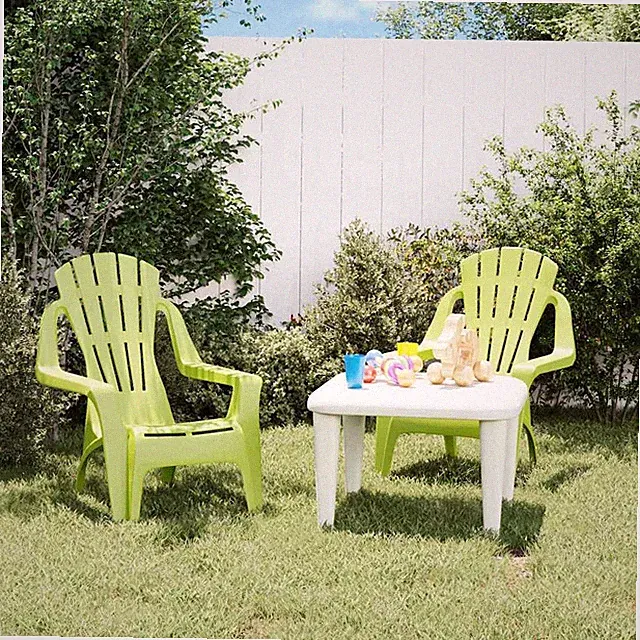 Kinder Gartenstühle Kinderstuhl Balkonstuhl Liegestuhl 2Stk. PP Holzoptik vidaXL