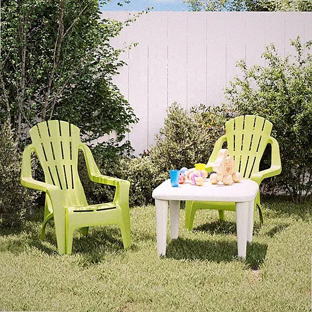 Kinder Gartenstühle Kinderstuhl Balkonstuhl Liegestuhl 2Stk. PP Holzoptik vidaXL