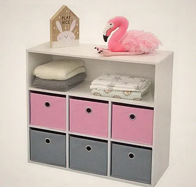Kinder Kommode Kinderregal Regal+6 Schubladen Kleiderschrank Standregal Regale