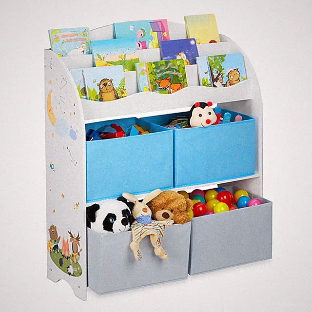 Kinderregal Spielzeugregal Bücherregal Aufbewahrungsregal Kinderzimmermöbel
