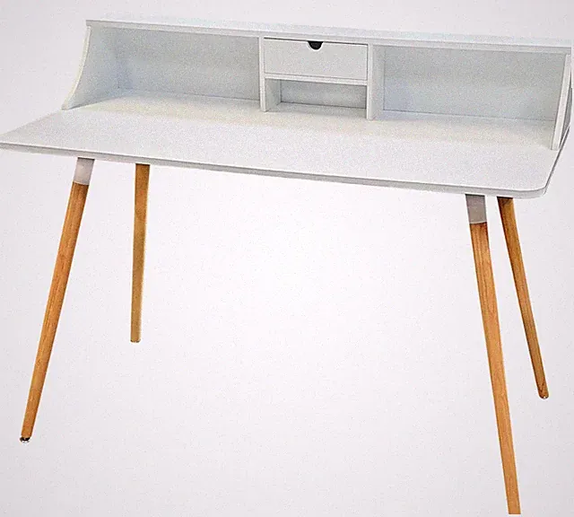 Kinderschreibtisch Computertisch Schulschreibtisch 120cm weiß