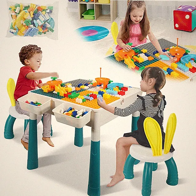 Kindersitzgruppe Kindermöbel Set Kinderstuhl Tisch Kindertisch mit 2 Stühle