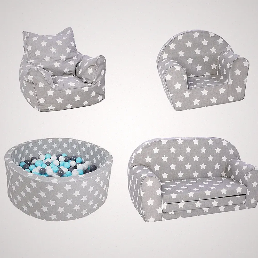 Kindersofa Kindercouch Kindersessel Kinderbecken Kindermöbel Sterne