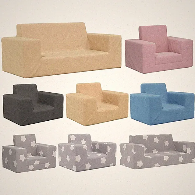 Kindersofa Kindersessel Kindercouch Kinderzimmer Kinder Couch / Stuhl Spielsofa
