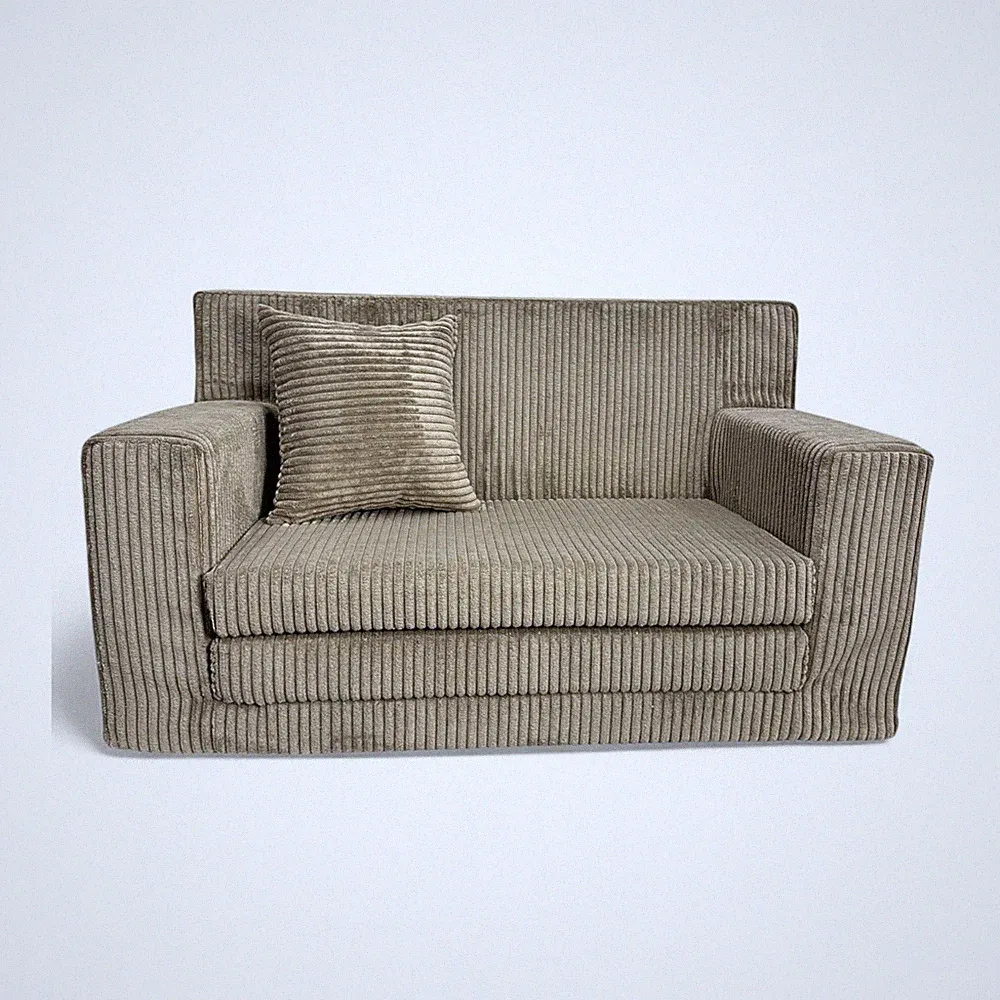 Kindersofa Spielsofa aus Schaumstoff Cord Ausklappbar Kinderzimmer Sofa Möbel