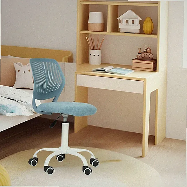 Kinderstuhl Schreibtisch Höhenverstellbar, bunter ergonomischer Jugendstuhl m...
