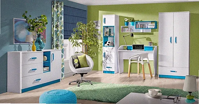 Kinderzimmer Jugendzimmer Komplett TRAFIKO Schrank,Schreibtisch,Regal,Kommode ..