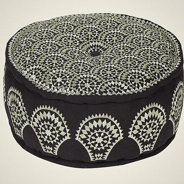 Kissenbezug Kissenhülle Sofakissen Kissen Baumwolle Marokkanisch Ø50cm Boho Deko