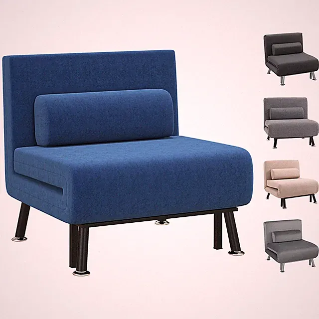 klappbar Schlafsessel Schlafsofa Klappmatratze Bett Gästebett Refurbished