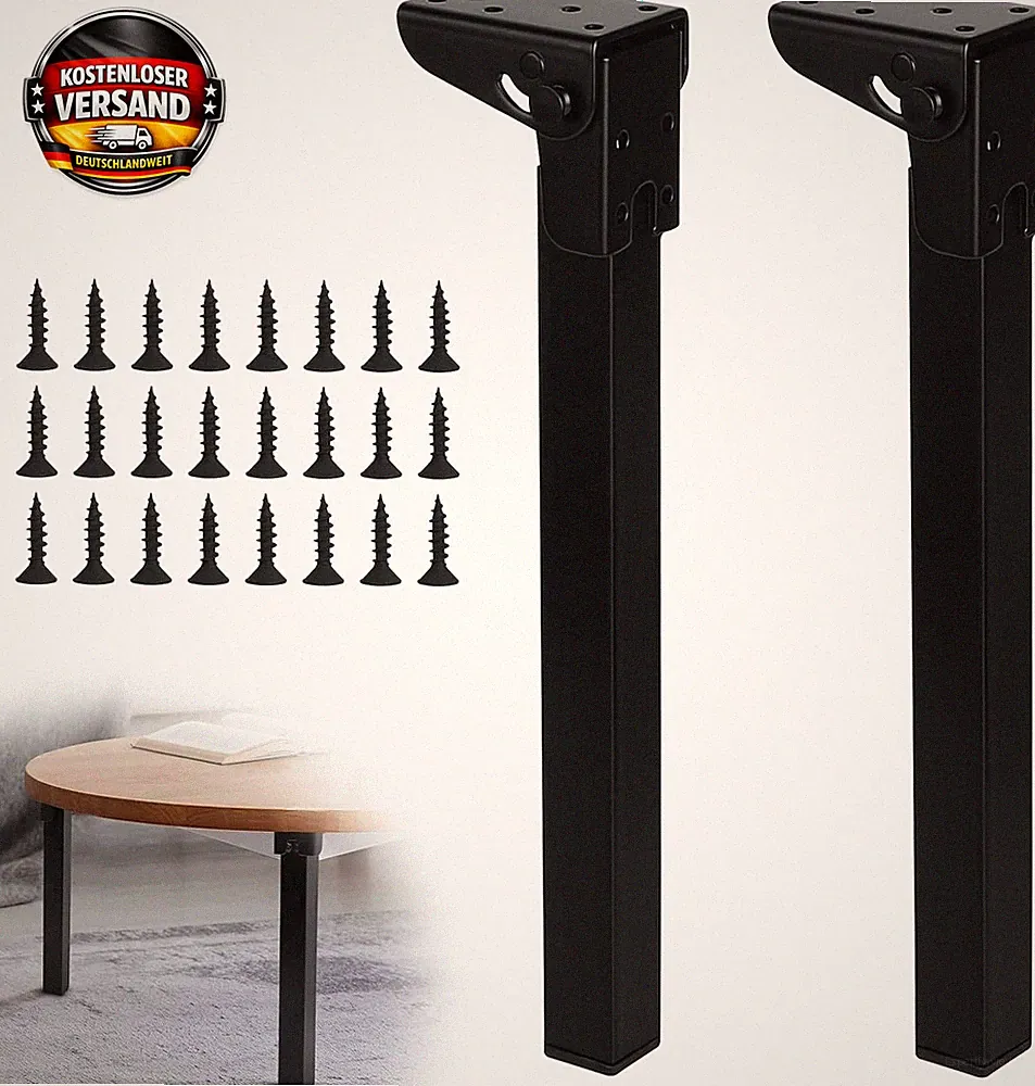 Klappbare Möbelbeine 30 cm für Sofa Bett Schrank Tisch – stabiles DIY Zubehör