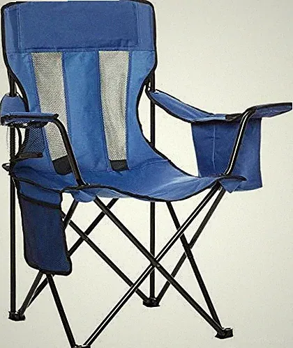 Klappbarer Campingstuhl Amazon Basics AMZ-400-NAM blau