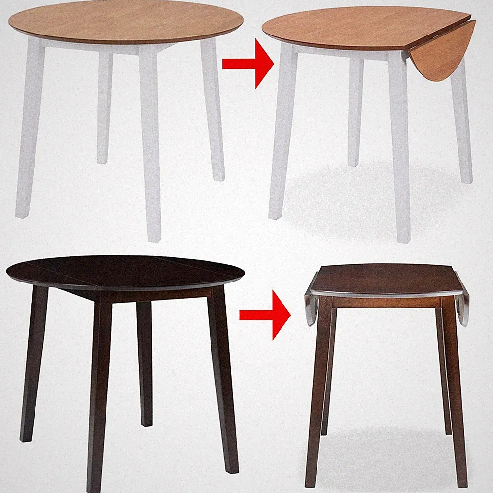 Klappbarer Esstisch Klapptisch Rund Tische Küchentisch Beistelltisch Couchtisch