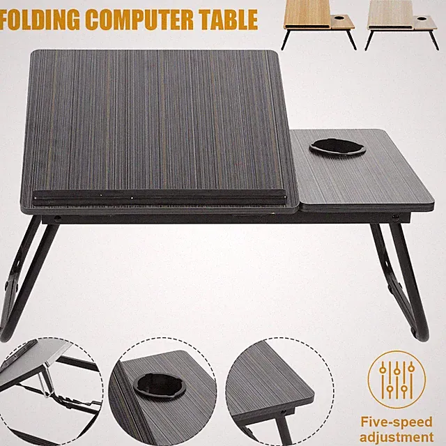 Klappbarer Laptop Tischständer Bett Computer Schreibtisch Bett Picknick Stand DE