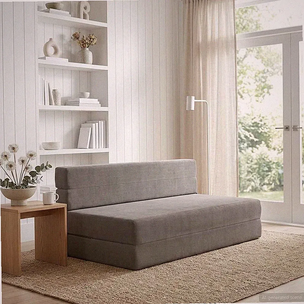 Klappsofa Bett Klappsofabett Wandelbare Möbel Wohnzimmer Sofa 2-in-1 vidaXL