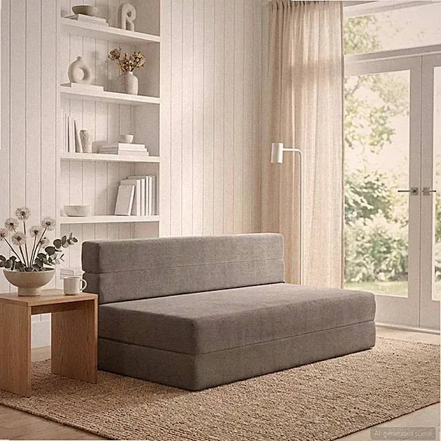Klappsofa Bett Klappsofabett Wandelbare Möbel Wohnzimmer Sofa 2-in-1 vidaXL