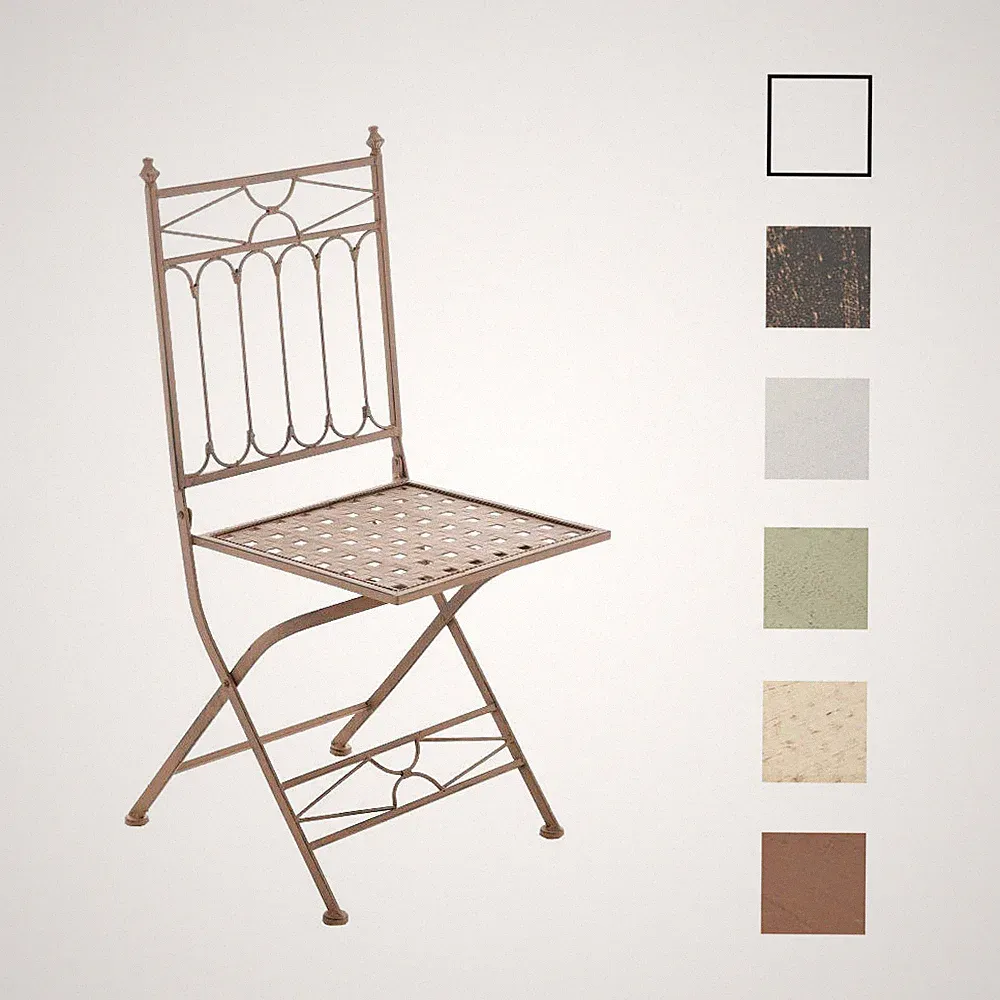 Klappstuhl Asina Eisenstuhl Gartenstuhl Metallstuhl Stuhl Terrassenstuhl Eisen
