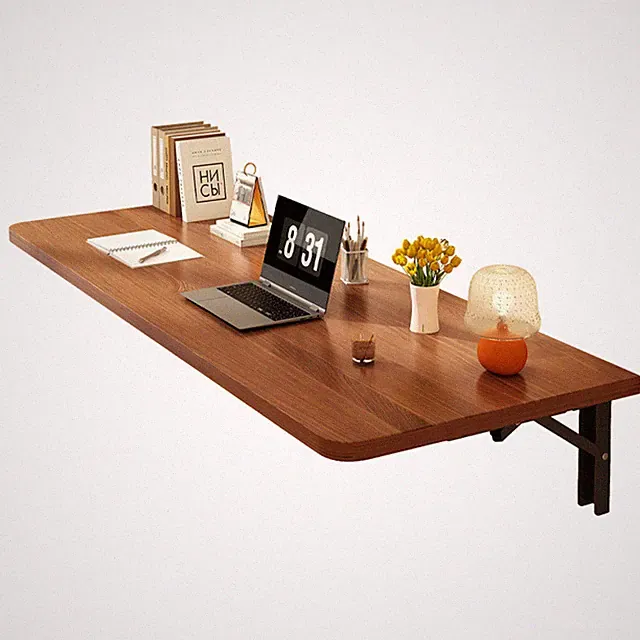 Klapptisch Schwimmender Schreibtisch, Zusammenklappbarer Computertisch Aus Holz