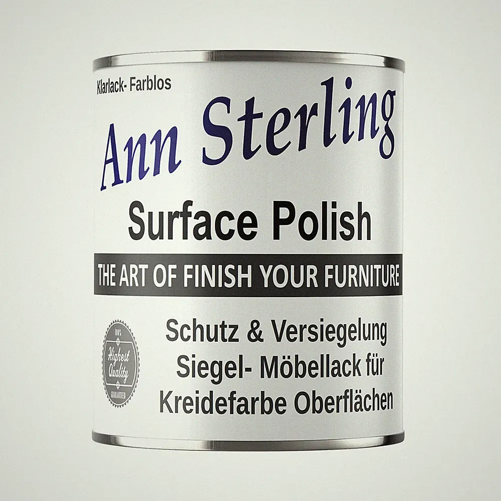 Klarlack Versiegelung Finish für Shabby Chic Kreidefarbe Holz Möbel Lack farblos