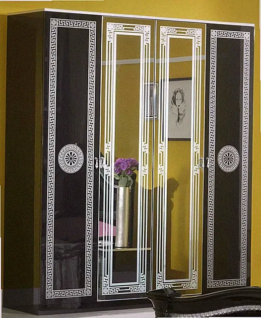 Klassischer Kleiderschrank Begehbarer Schrank Garderobe Schränke Holz Barock Neu