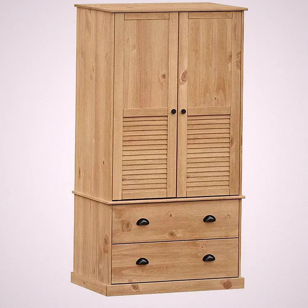Klassischer Kleiderschrank | Schlafzimmerschrank | Schrankmöbel | 90 x 170 cm