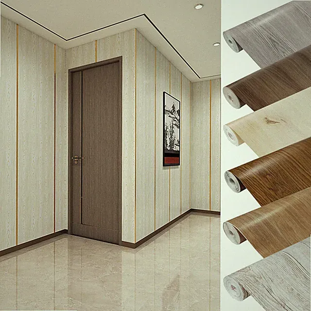 Klebefolie 5€/m² Selbstklebende Folie Tapete Möbel Küche Tür Holz Optik Dekor