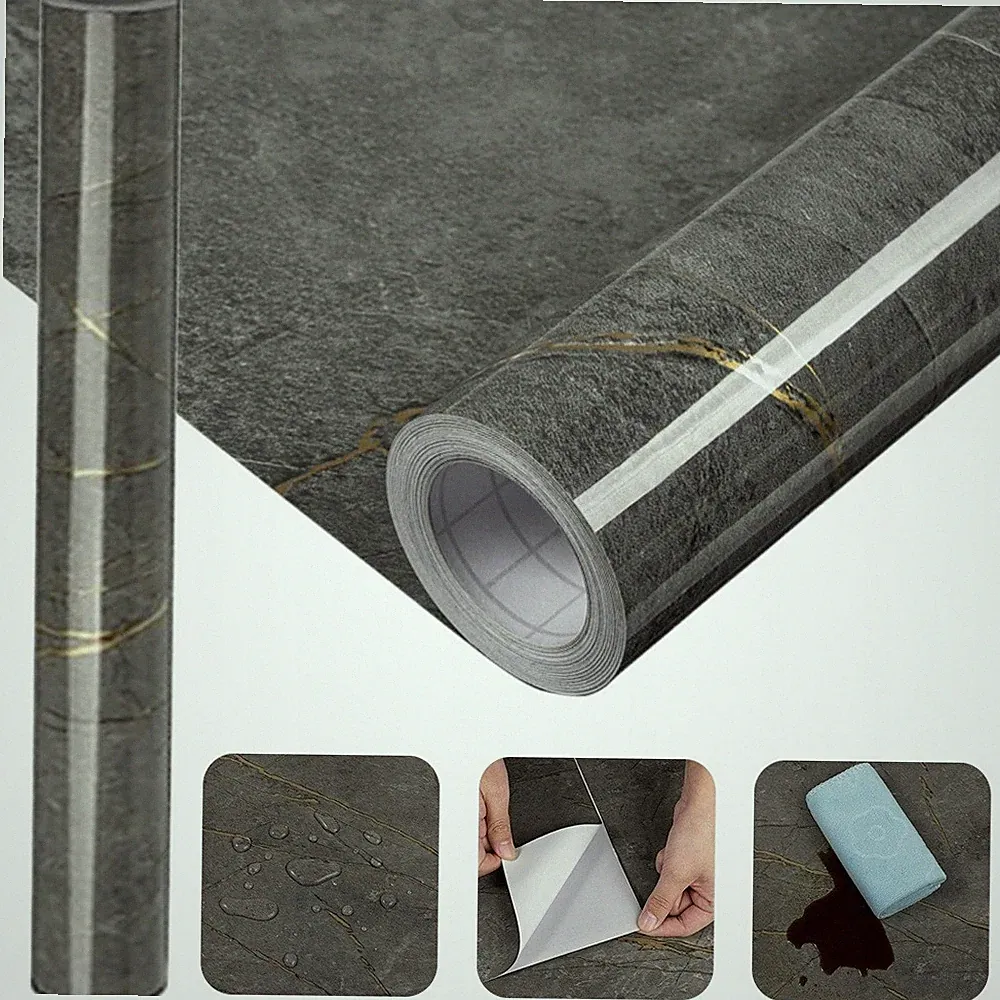 Klebefolie Marmor Folie Möbel Tisch Küche Arbeitsplatte Dekofolie 60cm*5M DHL