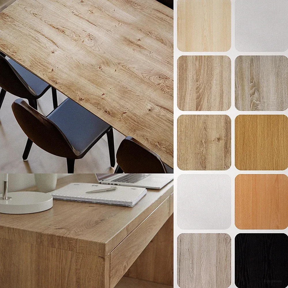 Klebefolie Möbel Kuche Selbstklebende Dekofolie 13,5€m² Holzoptik Kleiderschrank