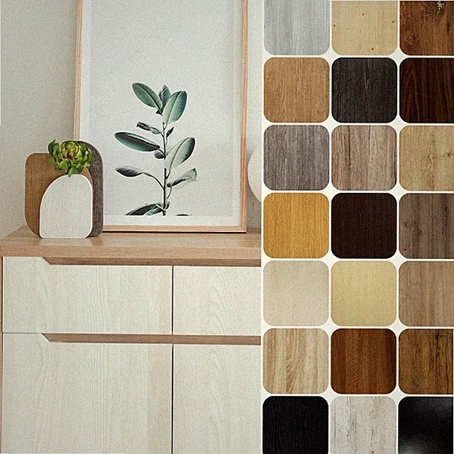 Klebefolie Möbel Küche Holzoptik Selbstklebende Türfolie Dekofolie Folie Tür DIY
